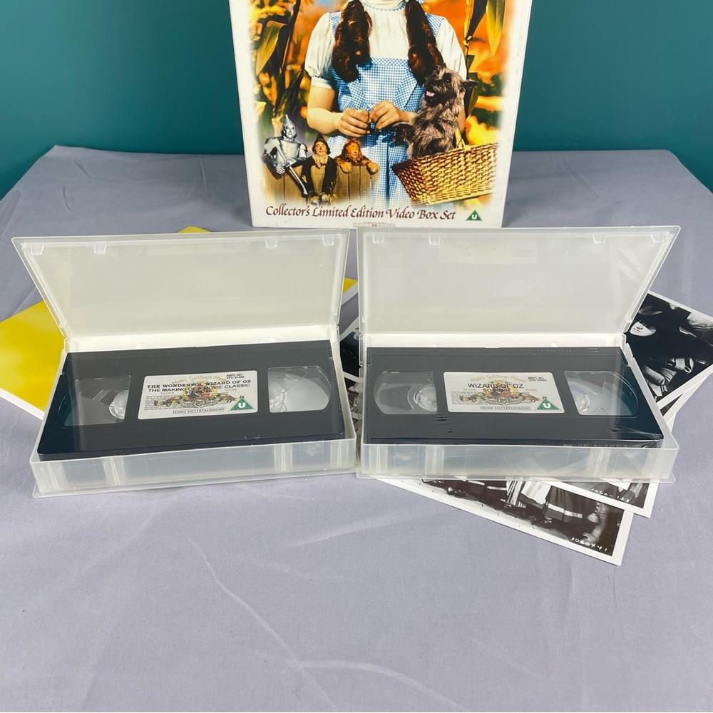 The Wizard Of OZ Vintage Collectors Limited Edition Video Box Set 1999 VHS. - Picture 2 of 12